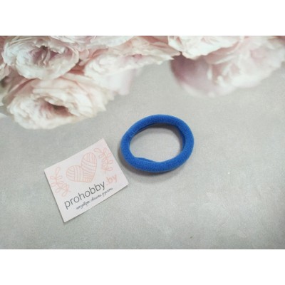 Резинки для волос бесшовные, 4 см, цвет синий